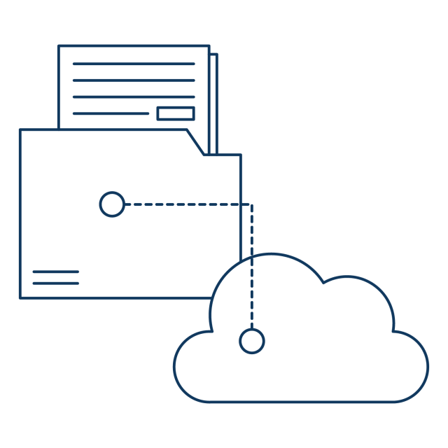 An icon representing the Interfolio Dossier process