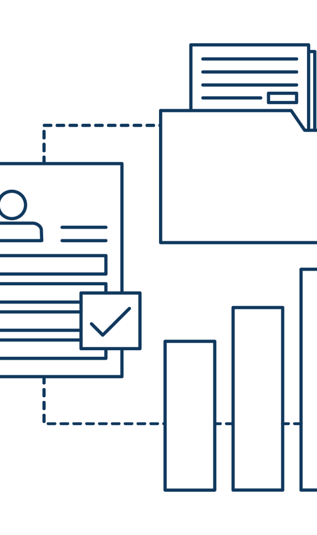 An icon representing the Interfolio Lifecycle Management process