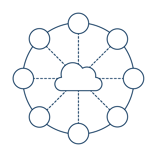 An icon representing the Researchfish process