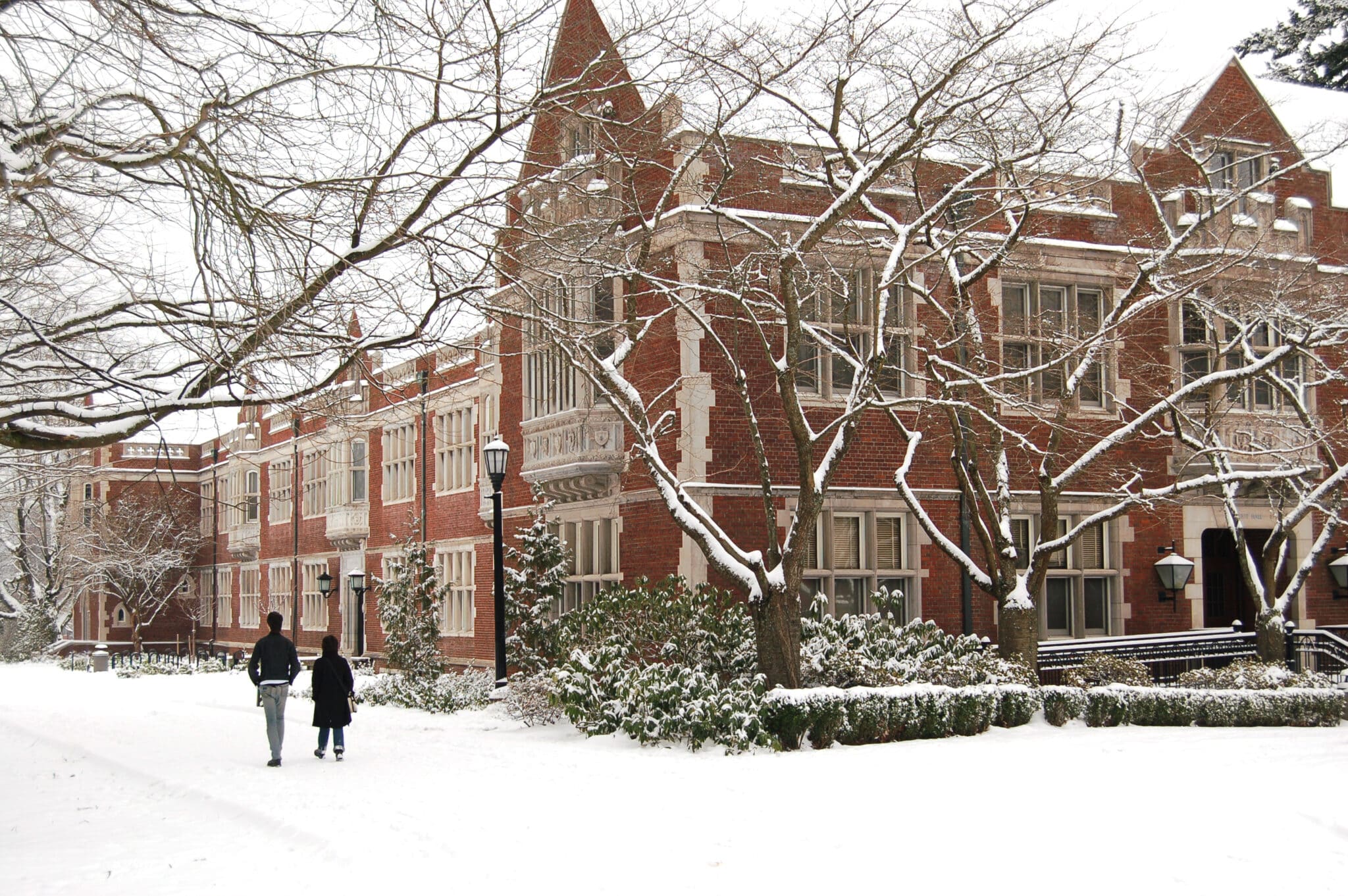 Snowy campus